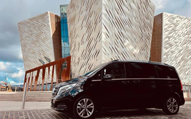 Mercedes V-Class at Titanic Belfast